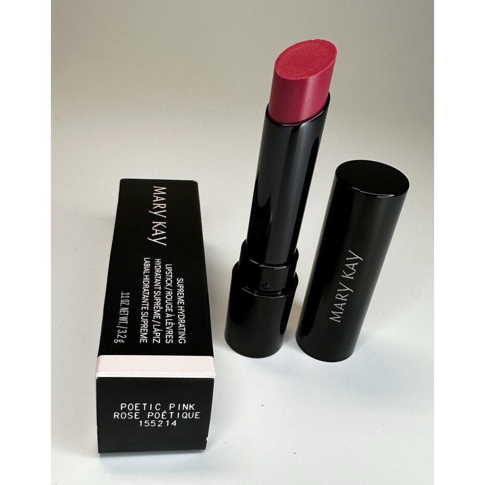 MARY KAY SUPREME HYDRATING LIPSTICK POETIC PINK 155214 NEW IN BOX